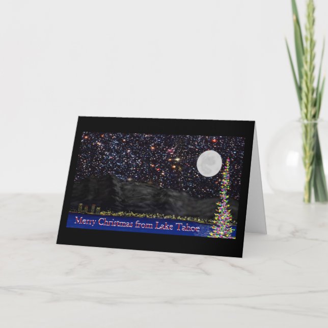 Merry Christmas from Lake Tahoe Holiday Card (Front)