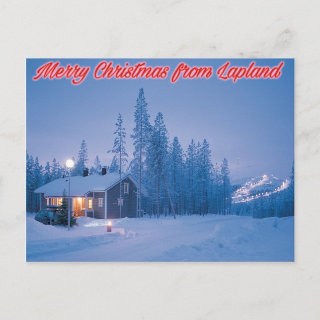 Merry Christmas from Lapland Postcard (Front)