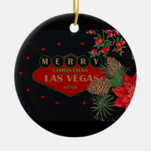 Merry Christmas from Las Vegas Ornament