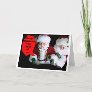 MERRY CHRISTMAS FROM M/M CLAUS HOLIDAY CARD