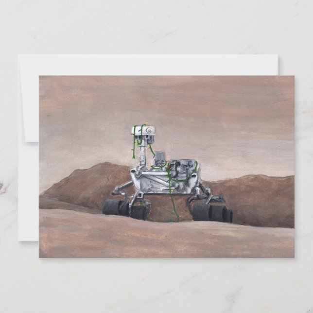 Merry Christmas from Mars  Holiday Card (Front)