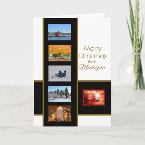 Merry Christmas from Michigan Holiday Card