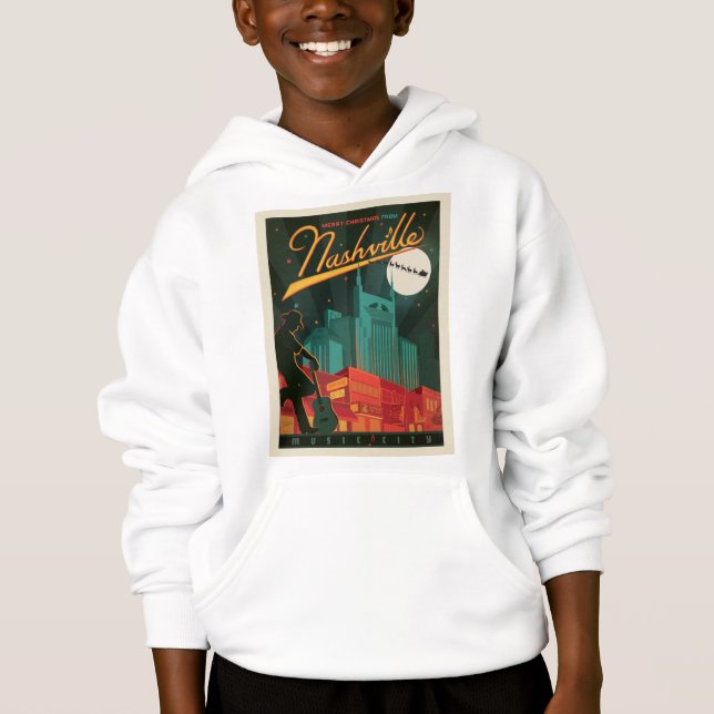 Merry Christmas from Nashville Hoodie (Front)