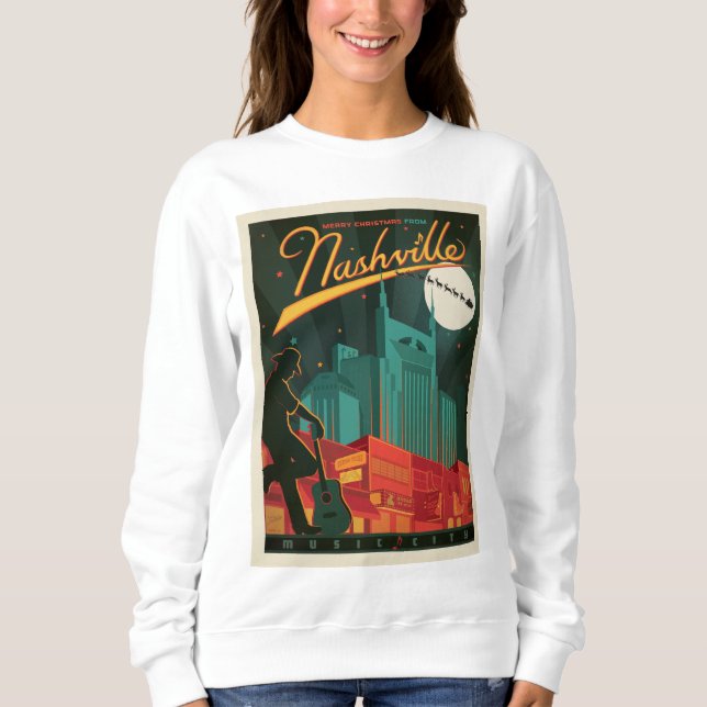 Merry Christmas from Nashville Sweatshirt (Front)