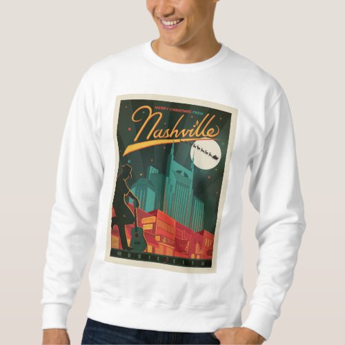 Merry Christmas from Nashville Sweatshirt