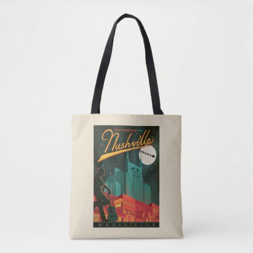 Merry Christmas from Nashville Tote Bag