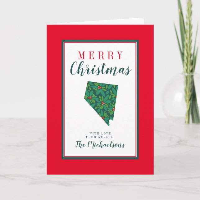 Merry Christmas from Nevada Card (Front)