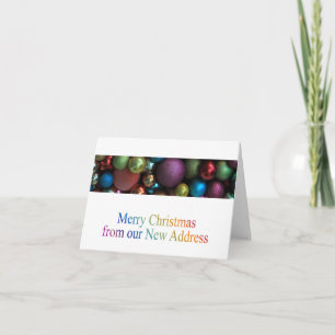 Merry Christmas from New Address Holiday Card