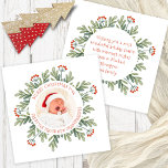 Merry Christmas from New Grandparents Photo Holiday Card<br><div class="desc">Merry Christmas from New Grandparents Photo and Year. A new grandchild is a very magical time and as proud new grandparents you'll want to shout it from the rooftops! So why not to send a photo of your precious new member of your family along with your Christmas Greetings! Simply replace...</div>
