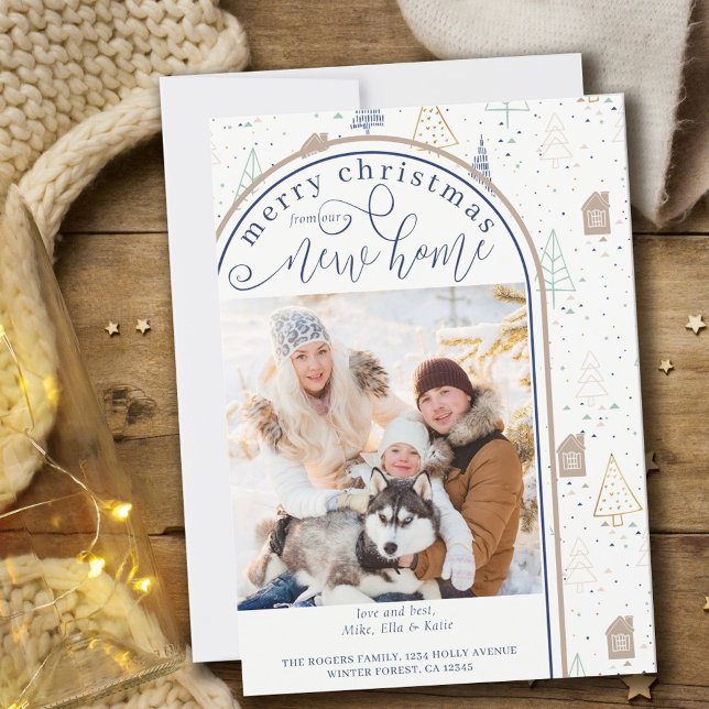 Merry Christmas from New Home Doodle Tree House Announcement (Creator Uploaded)