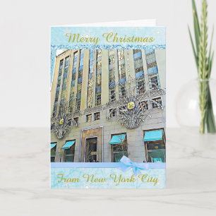 Merry Christmas from New York City Card
