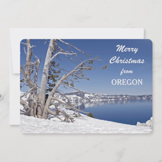 Merry Christmas from Oregon Photo Template (Front)
