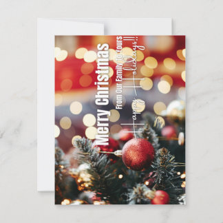 Merry Christmas From Our Family To Yours