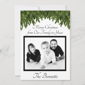 Merry Christmas from Our Family to Yours Card