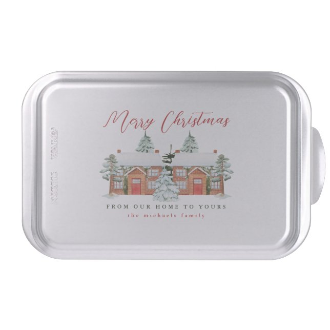 Merry Christmas from Our Home to Yours Cake Pan (Front)