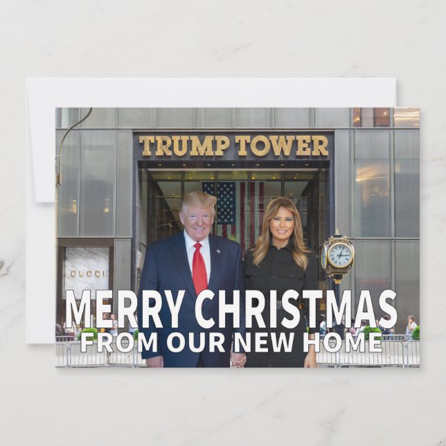 Merry Christmas from our New Home Holiday Card (Front)