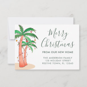 Merry Christmas From Our New Home Palms Moving Announcement