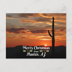 Merry Christmas from Phoenix, AZ Postcard