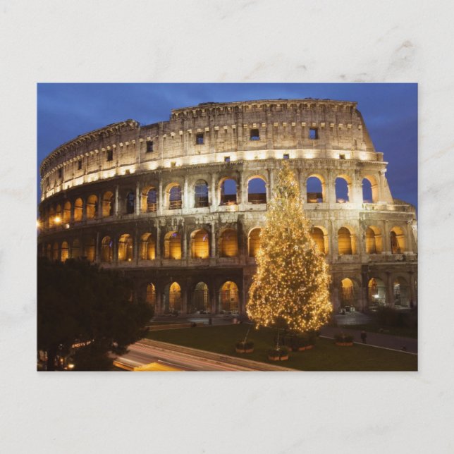 Merry Christmas from Rome Postcard (Front)