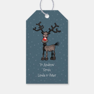 Merry Christmas From Rudolph Gift Tags