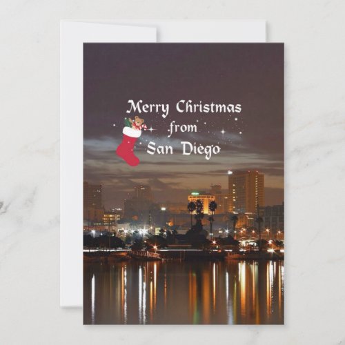 Merry Christmas from San Diego Card