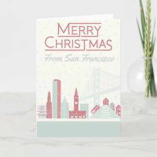 Merry Christmas from San Francisco Card