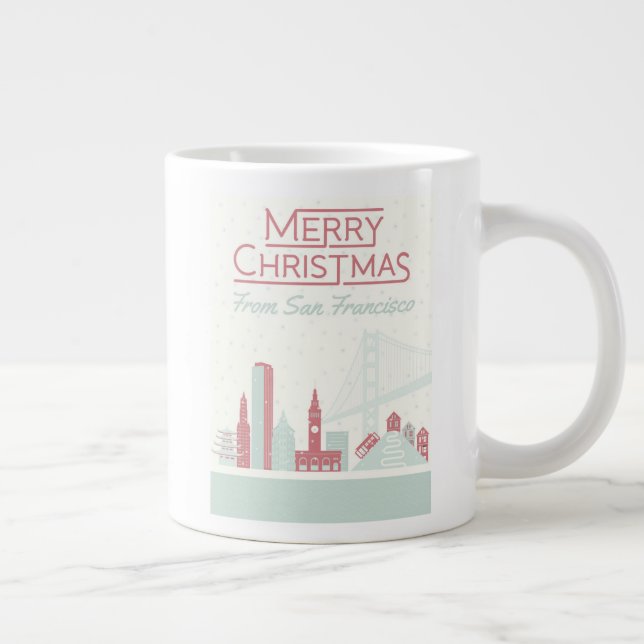 Merry Christmas from San Francisco Giant Coffee Mug (Right)