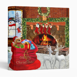 Merry Christmas from Santa 3 Ring Binder