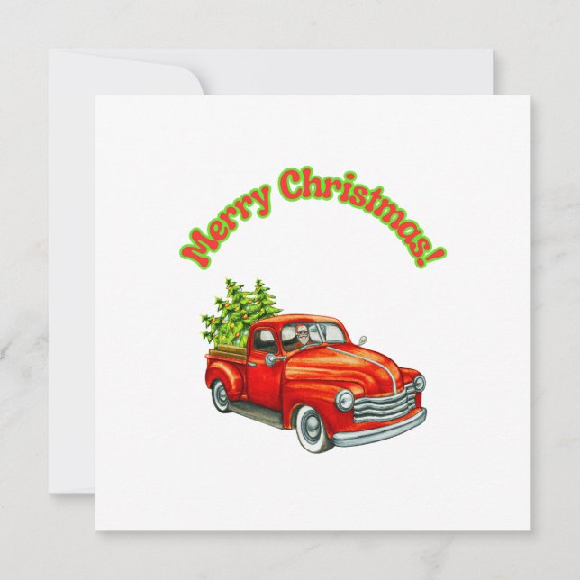 Merry Christmas from Santa Card (Front)