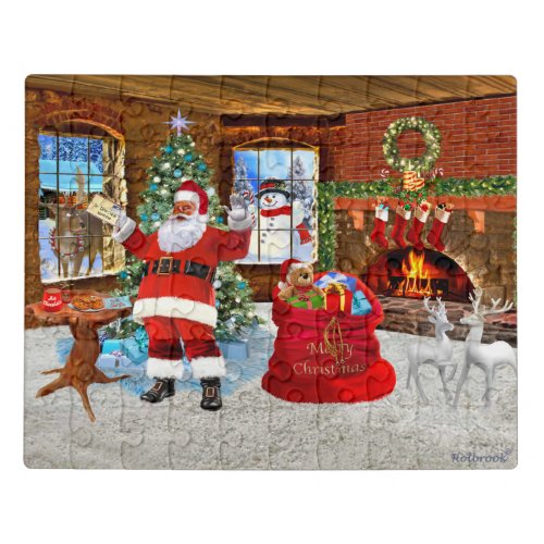 Merry Christmas from Santa Jigsaw Puzzle