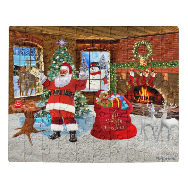Merry Christmas from Santa Jigsaw Puzzle (Puzzle Horizontal)