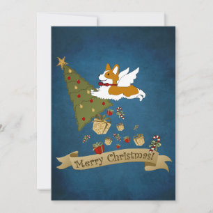 Merry Christmas from Santa Paws! Holiday Card