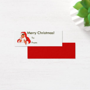 Merry Christmas From Santa Tag