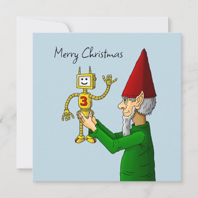 Merry Christmas from Santa's Workshop Holiday Card (Front)