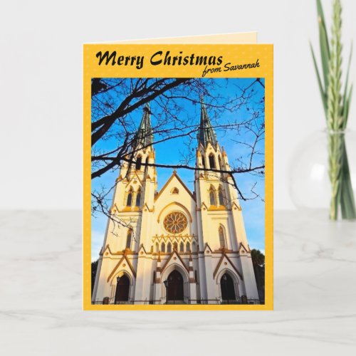 Merry Christmas from Savannah Cathedral of St John Holiday Card