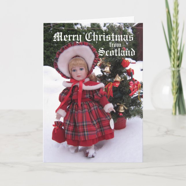 Merry Christmas from Scotland                  ... Holiday Card (Front)