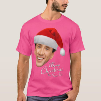 Merry Christmas From St Nic-Olas Cage T-Shirt