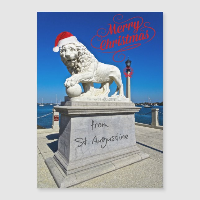 Merry Christmas from St. (Saint) Augustine Florida (Front)