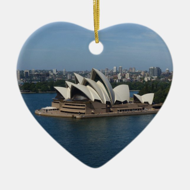 merry Christmas from Sydney Ceramic Ornament (Front)