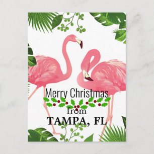 Merry Christmas from Tampa, FL Holiday Postcard