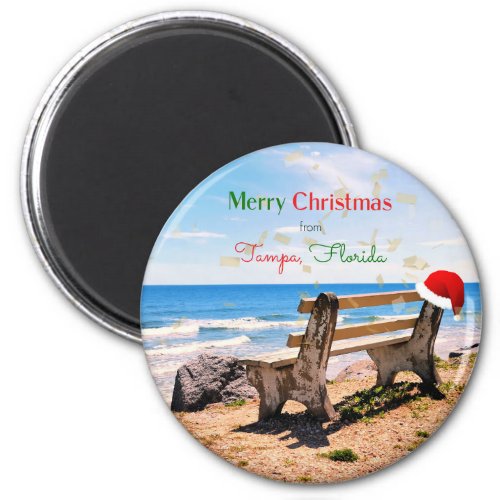 Merry Christmas from Tampa Florida Magnet