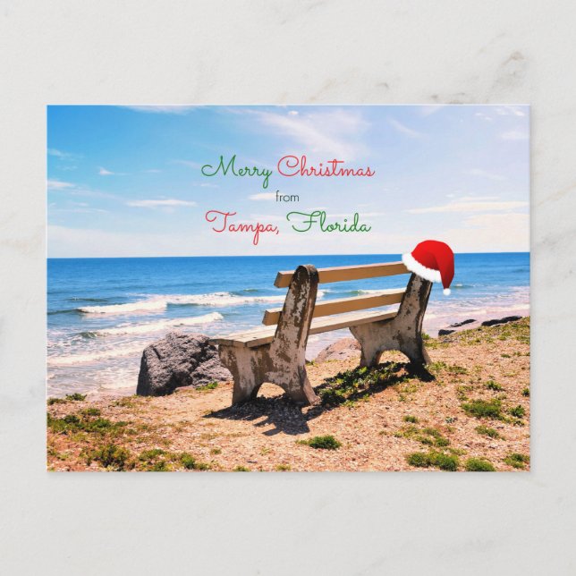 Merry Christmas from Tampa, Florida Postcard (Front)