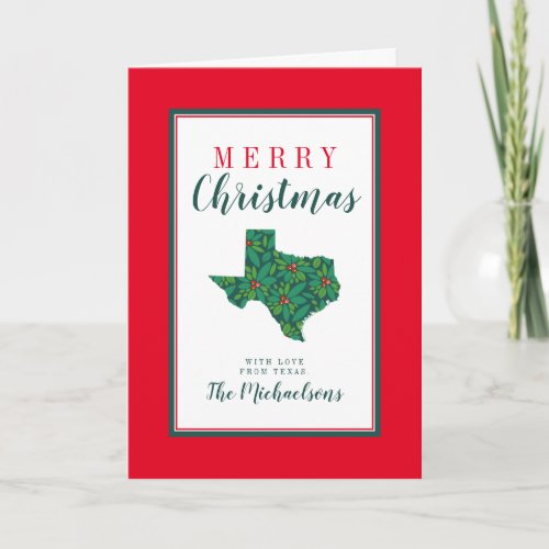 Merry Christmas from Texas Card