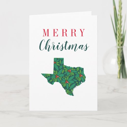 Merry Christmas from Texas Card