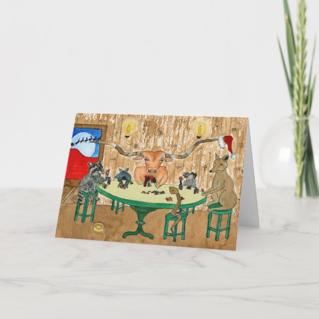 Merry Christmas from Texas Holiday Card (Front)