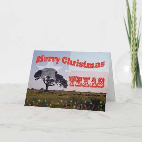 Merry Christmas from Texas Holiday Card