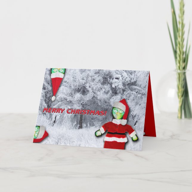 Merry Christmas From The aLiEnS! Holiday Card (Front)