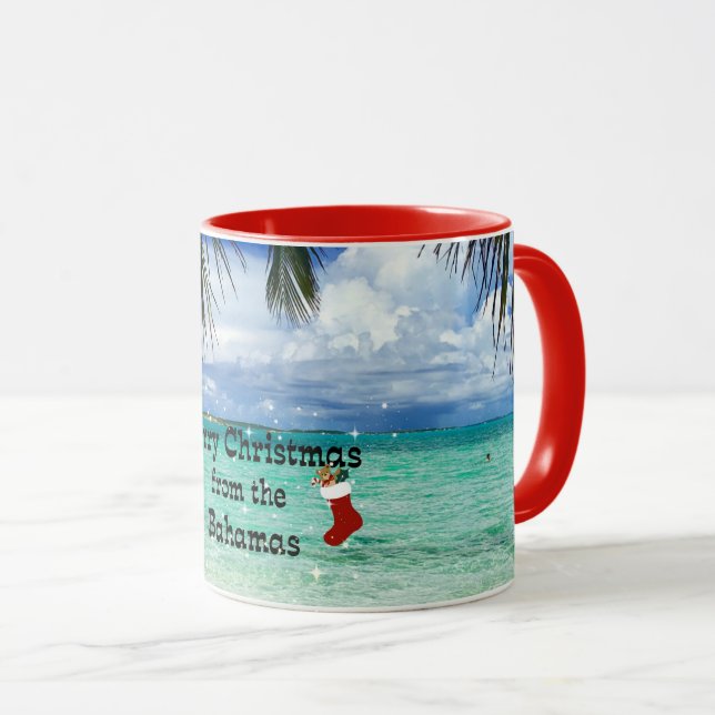 Merry Christmas from the Bahamas Mug (Front Right)