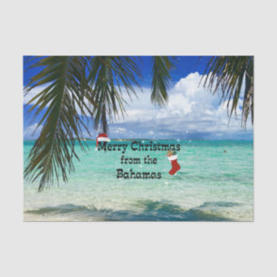 Merry Christmas from the Bahamas Tissue Paper