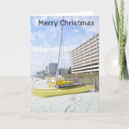 MERRY CHRISTMAS FROM THE BEACH HOLIDAY CARD